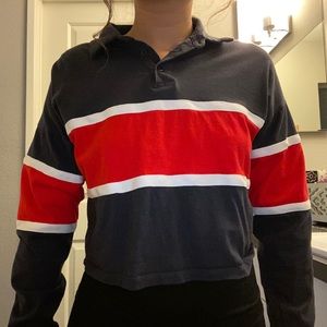 Long sleeve crop top